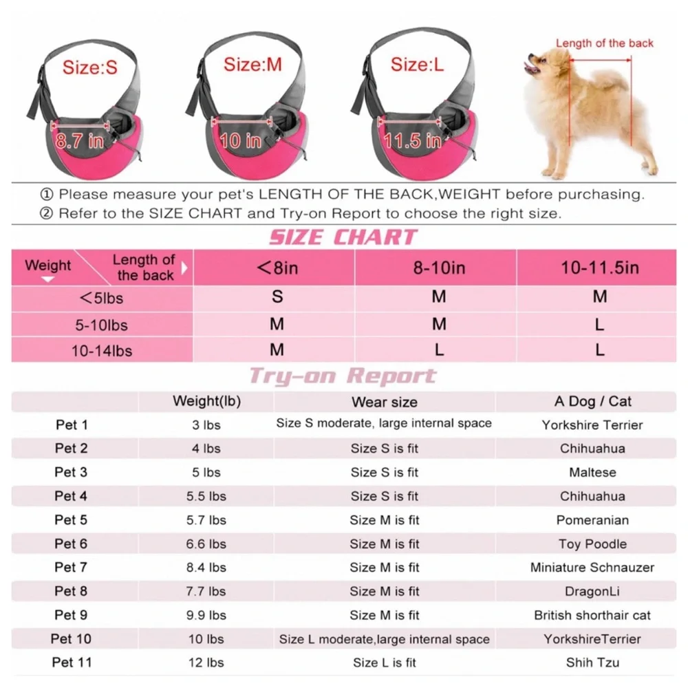 Yudodo Dog Carrier Sling